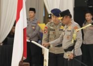 Kapolda Jawa Timur, Irjen Pol Nanang Avianto, memimpin upacara Sertijab di lingkungan Polda Jatim (dok. Hum Polda Jatim)