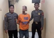 Pelaku pencurian sepeda motor saat diamankan kepolisian (Hum Polres Tanjung Perak)