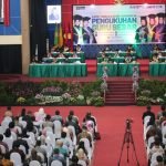 Rapat terbuka senat pengukuhan Guru Besar UPN Veteran Jawa Timur di Kota Surabaya, Sabtu (26/4/2024). (dok. UPN Veteran Jatim)