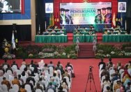 Rapat terbuka senat pengukuhan Guru Besar UPN Veteran Jawa Timur di Kota Surabaya, Sabtu (26/4/2024). (dok. UPN Veteran Jatim)