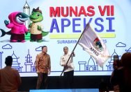 Penetapan sidang pleno IV Munas VII APEKSI 2025 di Convention Hall Grand City, Surabaya, Jumat (9/5/2025).