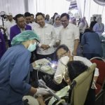 Baksos Terintegrasi dan Donor Darah di Halaman Balai Kota Surabaya pada Sabtu (17/5/2025) pagi.