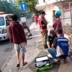 Penanganan kedaruratan korban kecelakaan di Surabaya (dok. CC 112)