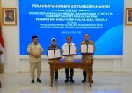 Acara penandatanganan MoU di Kantor Bappenas, Jakarta Pusat, pada Rabu (21/5/2025).