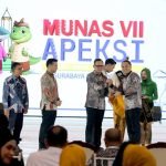 Pembukaan Munas VII APEKSI 2025 dibuka di Grand City Convention Hall Lantai 3, Surabaya, Kamis (7/5/2025).