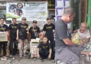 dok. Penyaluran bantuan hasil program Jimpitan Komunitas Kendangsari Peduli Surabaya (Ist)