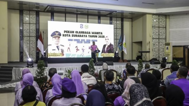 Acara pembukaan Porwakot 2025 di Convention Hall Arief Rahman Hakim, Jumat, (23/5/2025) /dok. Pemkot Surabaya