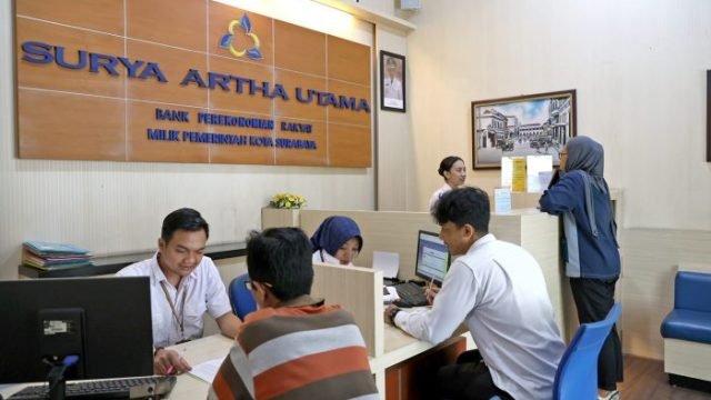 Kantor Bank Perekonomian Rakyat Surya Artha Utama (BPR SAU) (dok. Pemkot Surabaya)