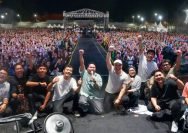 Konser puncak perayaan Hari Jadi Kota Surabaya (HJKS) ke-732 di SBEC pada Sabtu (31/5/2025) malam.