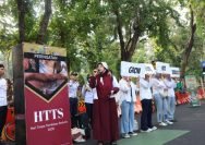 Peringatan Hari Tanpa Tembakau Sedunia (HTTS) 2025 di Taman Bungkul, Surabaya, Minggu (1/6/2025). (dok. Pemkot Surabaya)