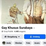 Tangkapan layar media sosial Facebook grup "Gay Khusus Surabaya" (Ist)