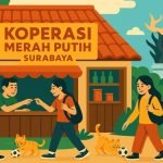 Ilustrasi Koperasi Kelurahan Merah Putih (KKMP) di Kota Surabaya (Cre-AI/ Surabaya Aktual)