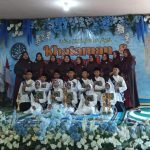 Prosesi khataman TPQ Hidayatush Shibyan, Sidoarjo, Minggu (31/8/2025).