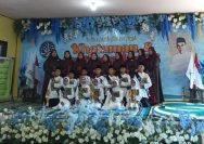 Prosesi khataman TPQ Hidayatush Shibyan, Sidoarjo, Minggu (31/8/2025).