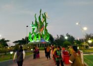 Ilustrasi: Patung Suro dan Boyo di Taman Suroboyo, Kenjeran Surabaya (dok. Surabaya Aktual)