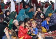 Lomba PPT Vaganza dan Penyerahan Penghargaan Balai Baca, di Halaman Balai Kota Surabaya, Sabtu (2/8/2025).