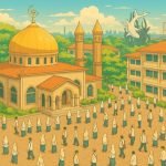 Ilustrasi: Pondok Pesantren di Kota Surabaya (Ist-AI/Surabaya Aktual)