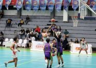 Pertandingan cabang olahraga basket dalam Kejuaraan Multi Event Piala Wali Kota Surabaya Tahun 2025 (dok. Pemkot Surabaya)