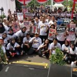 Puncak Bulan Bhakti Karang Taruna (BBKT) Kota Surabaya Tahun 2025 di Taman Surya Balai Kota Surabaya, Minggu (16/11/2025).