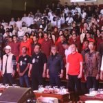 Acara bertajuk "HE-RO-IS-ME" dalam rangka memperingati Hari Pahlawan 2025 di Balai Pemuda Surabaya, Minggu (9/11/2025) malam.