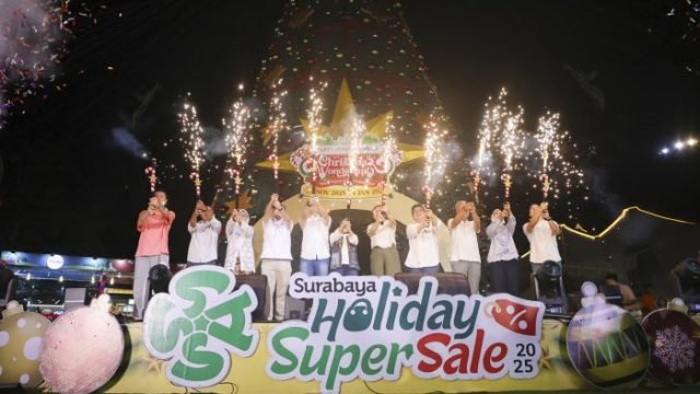 Launching Surabaya Holiday Super Sale (SHSS) di Pakuwon City Mall pada Minggu (30/11/2025).